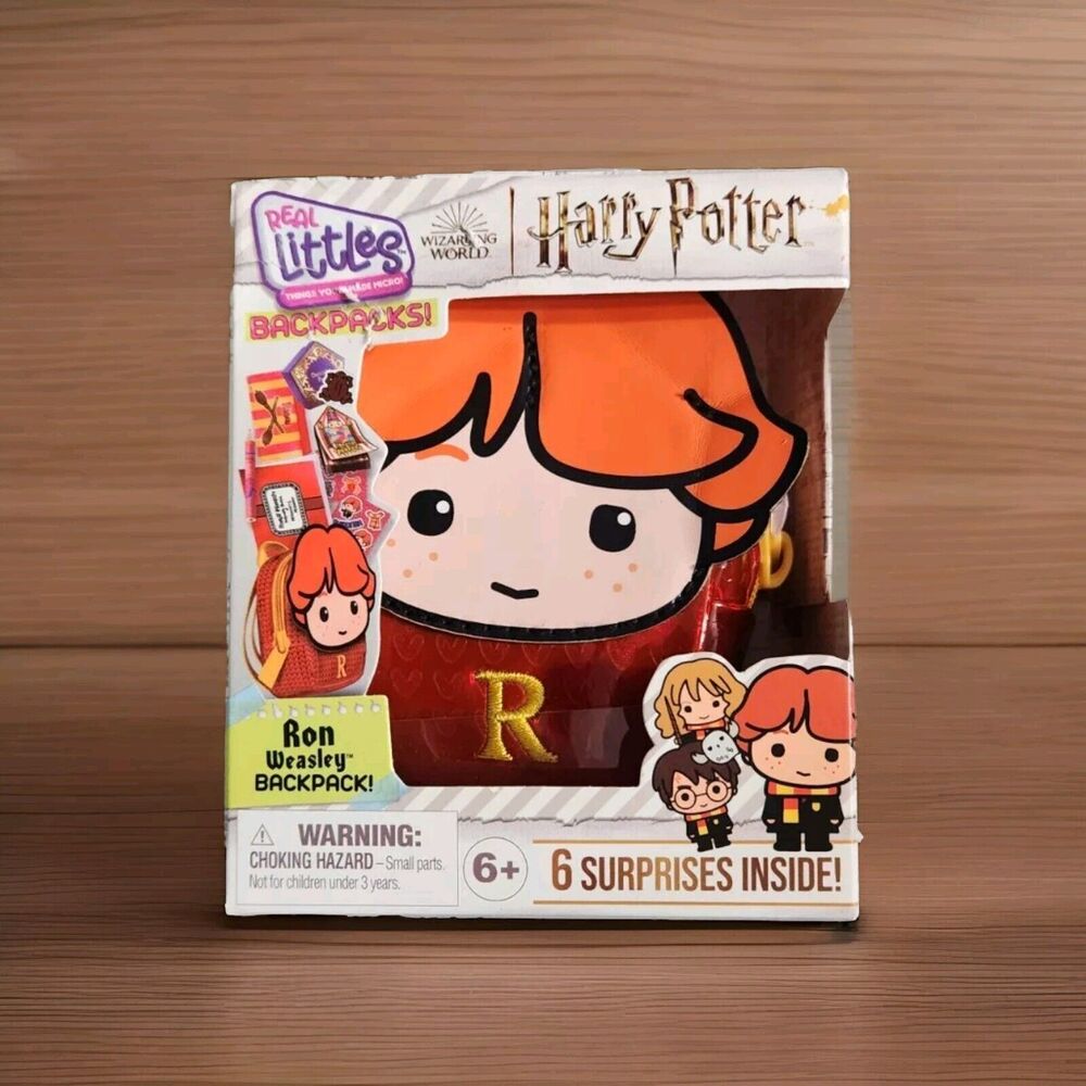 Real Littles Harry Potter Ron Weasley Micro Backpack 6 Mini Surprises Inside